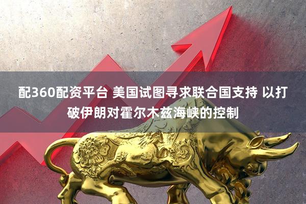 配360配资平台 美国试图寻求联合国支持 以打破伊朗对霍尔木兹海峡的控制
